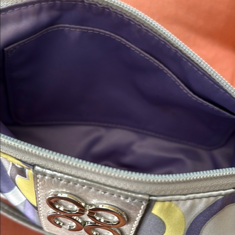 Coach Silver And Multicolor Patterned Women's Bag - image 5